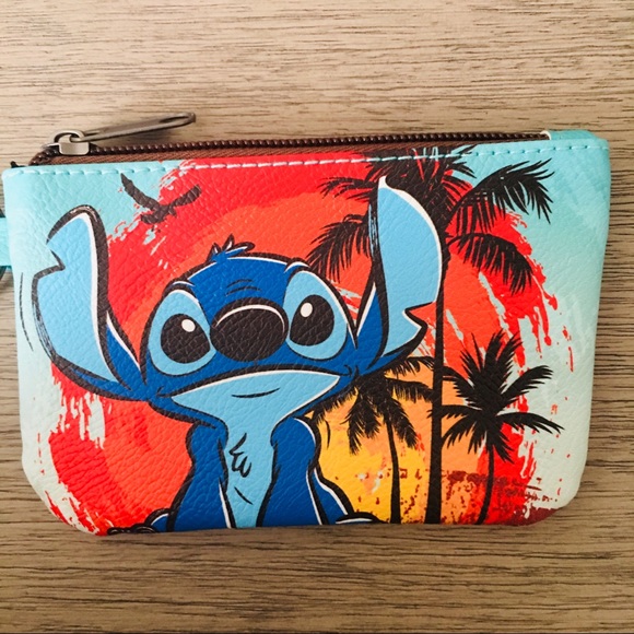 🚨1 DAY SALE Loungefly Stitch Key Ring ID Wallet - Picture 4 of 7